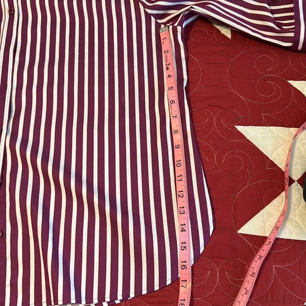 Chico’s Striped Button-Up Shirt - Picture 6 of 9